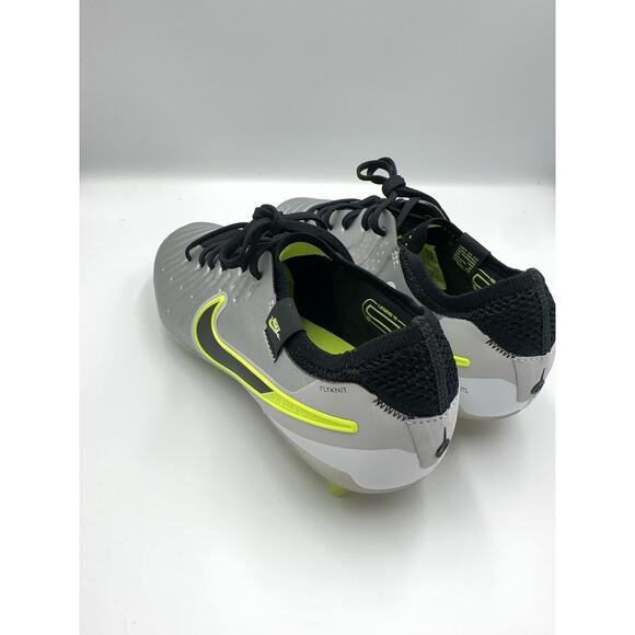 Size 7 Nike Tiempo Legend 10 Elite AG Soccer Cleats Silver Volt DV4330-001 Men